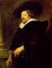 Рубенс. Автопортрет. 1639. Х.м. 110,0х85,0. Вена, Музей истории искусств