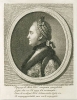 Чемесов Евграф Петрович, с живописного оригинала Ротари ПьетроБумага, гравюра резцом Портрет императрицы Екатерины II 1762 год.