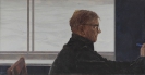 Серебряный И.А. Портрет композитора Д. Шостаковича. 1976гю холстЮмаслоЮтемпера. 79,5х151см.