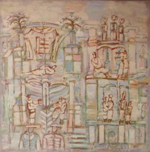 А.Морев. Весна. 2008. х.м. 118х118.