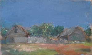 А.Морев. Полдень. 2011. х.м. 20х32.