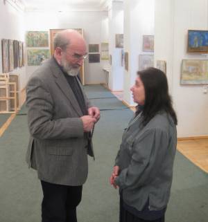 Выставка Е.Тавьевой и А.Морева.