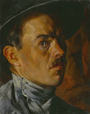 Автопортрет. конец 10-х -нач. 20-х г.г. х.м