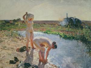 Трактористки. 1943 - 44 гг. х.м