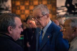 Ю.Л.Авербах на открытии выставки Царская игра