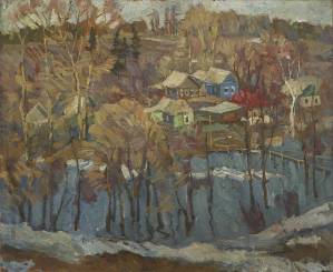 Анатолий Шитиков.Весна 49,5х60 к.м.