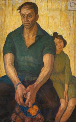 Б.Н.Неменский. Отец и дочь. 1963 