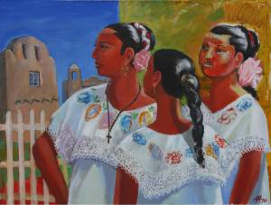 Girls from Santa-Fe 2010 х.акр. 60-80