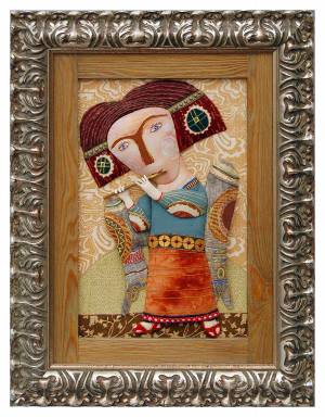 Ангел. 2006. Ткань, 66х37 