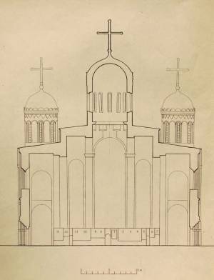 Схема 1. Реконструкция местного ряда иконостаса владимирского Успенского собора по Росписи пелен 162