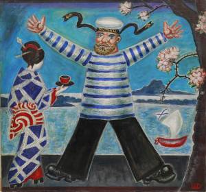 Дмитрий Шагин, Японский кофе, хм, 75х80, 2010