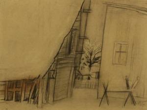 Сараи, 1994. Бум., уголь