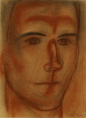 Борисов, 2003. Бум., уголь, сангина