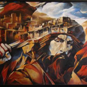 багровые скалы Ахульго 2002 г,120 -75 