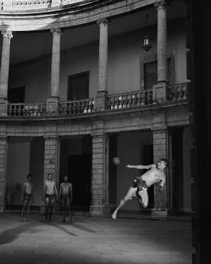 28_Jugador de Pelota. Patio del Museo Nacional de San Carlos (4). Ciudad de México, 2018