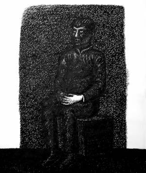 Иллюстрация. Автопортрет. Из серии Жизнь и смерть